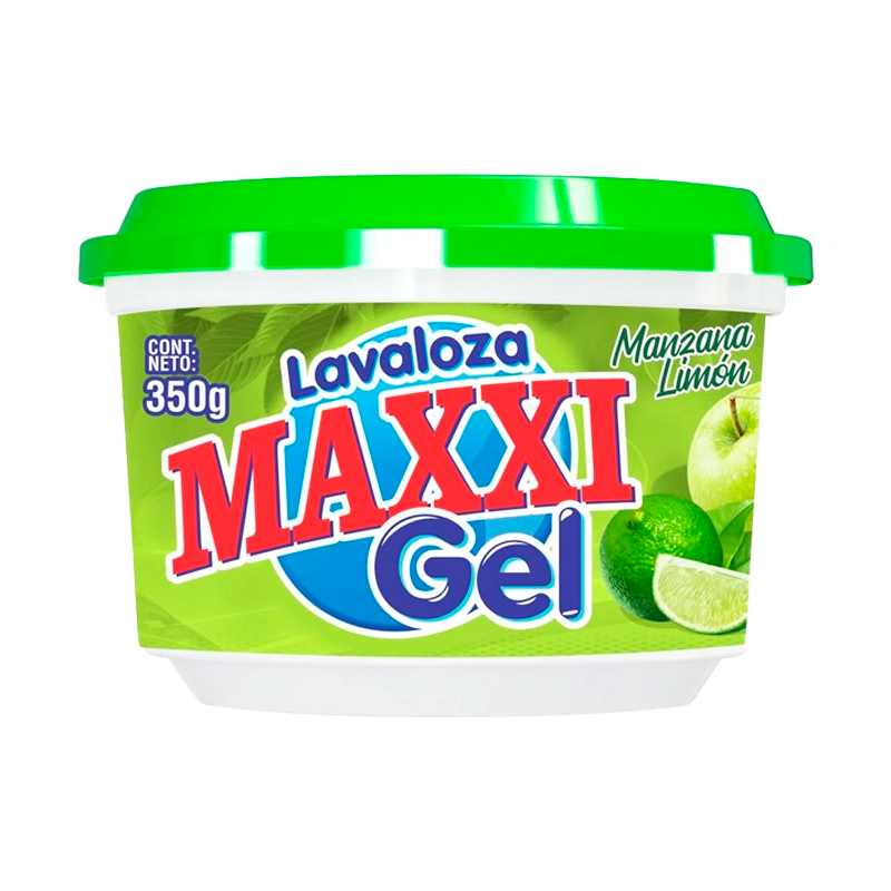 MAXXI GEL MANZANA LIMON X 350 GR